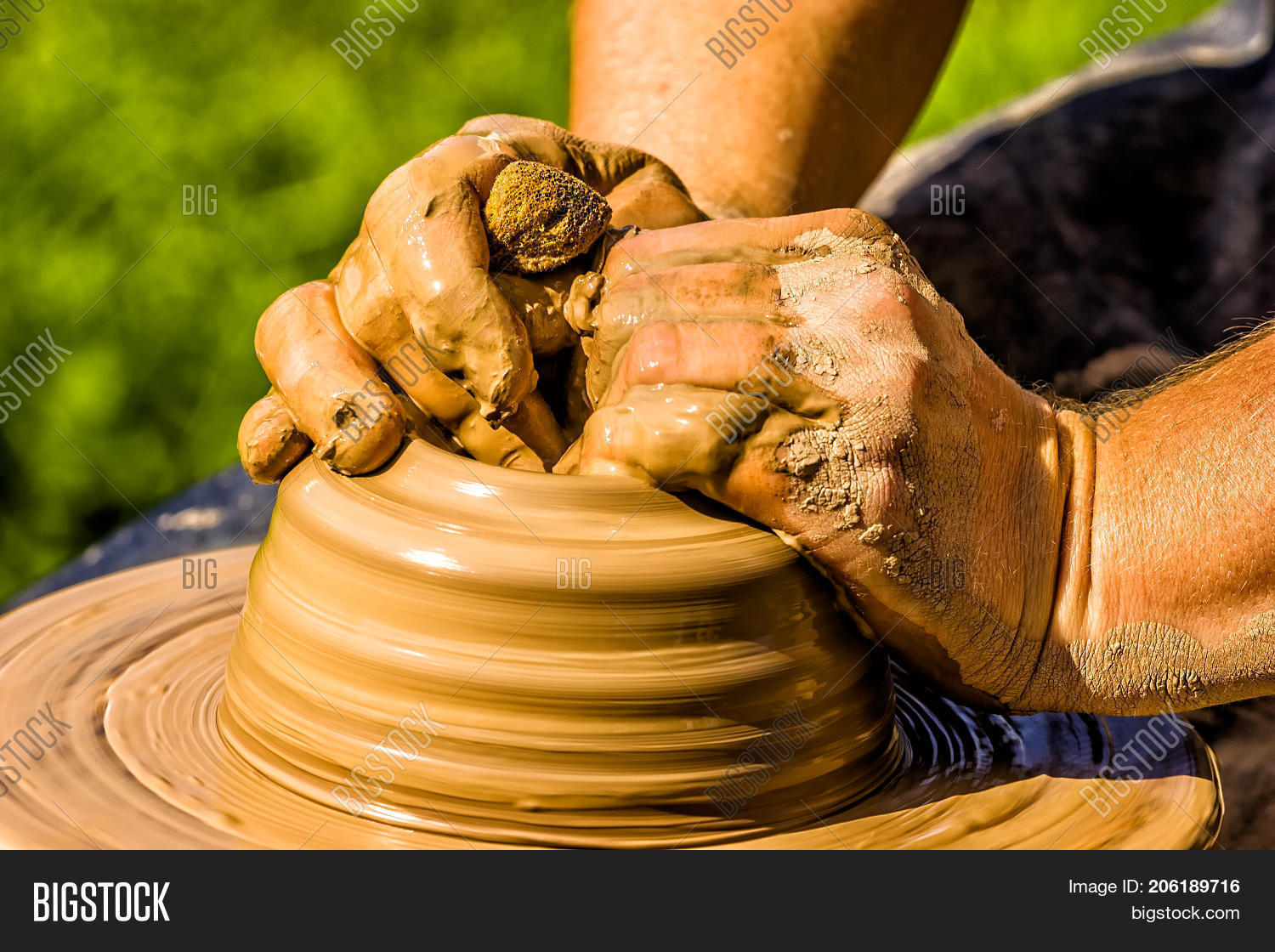 Potters Hands Working Image & Photo (Free Trial) Bigstock