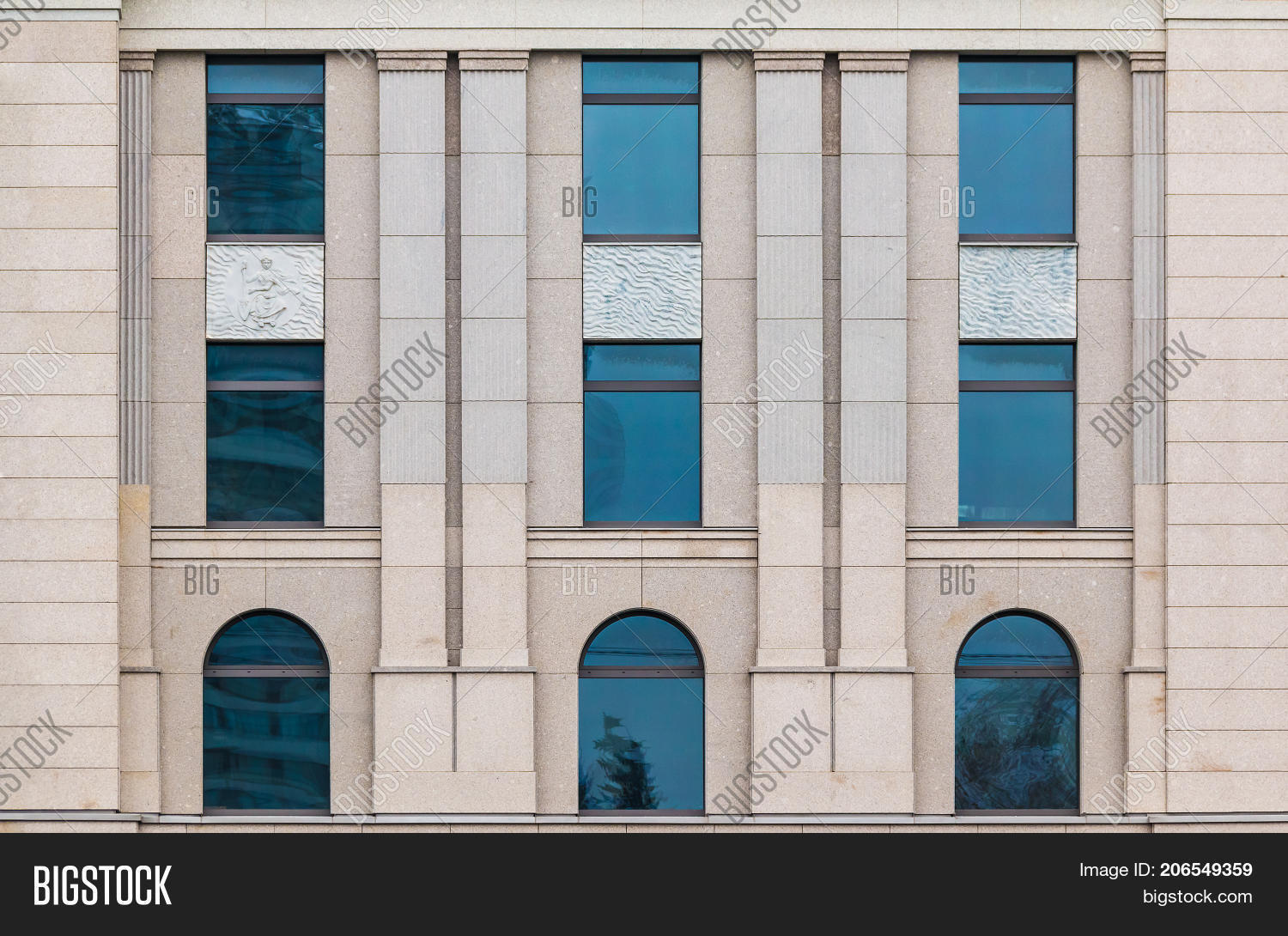 Several Windows Row On Image & Photo (Free Trial) | Bigstock