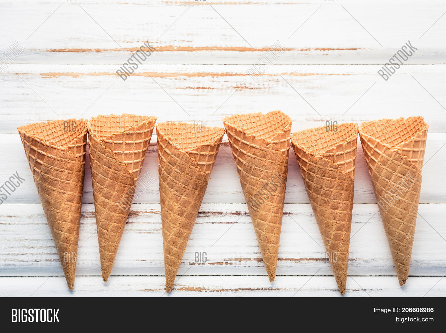 Flat Lay Ice Cream Image & Photo (Free Trial) Bigstock