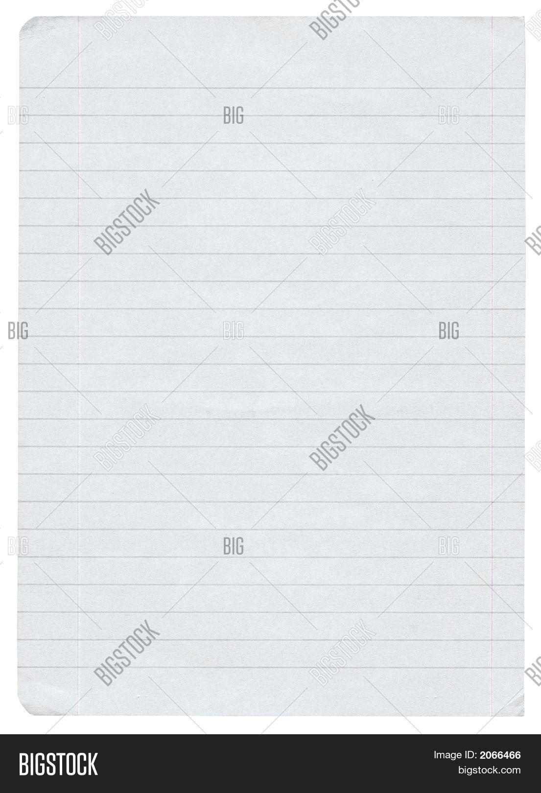 Lined Paper Image & Photo (Free Trial) Bigstock