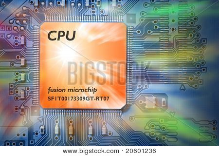 Konzept-leistungsstarke, schnelle CPU / Prozessor Circuit Board