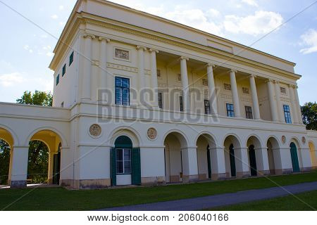 Empire hunting castle Pohansko is located near Breclav.