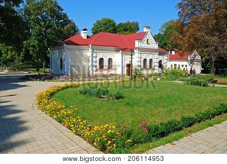 Ukrainian gentry house 17 -18 centuries in summer