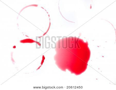 anello rosso macchie