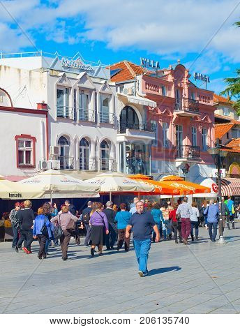 Street Life Of Ohrid, Macedonia