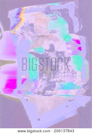 Psychedelic distorted background