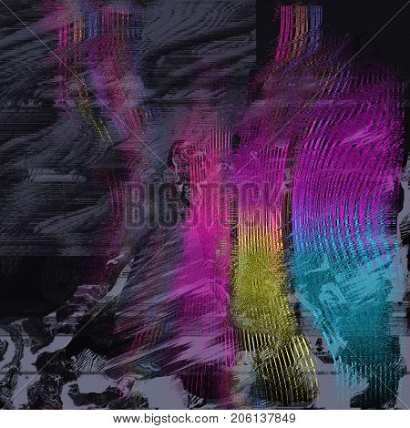Psychedelic distorted background