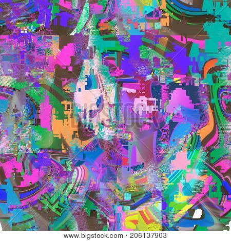 Psychedelic distorted background