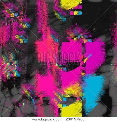 Psychedelic distorted background