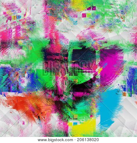 Psychedelic distorted background