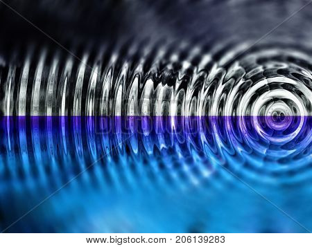 Half monotone, wave or vibration concept background abstract. 