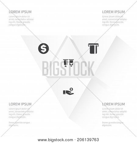 Icon Money Set Of Credit Card, Mastercard, Financial And Other Vector Objects