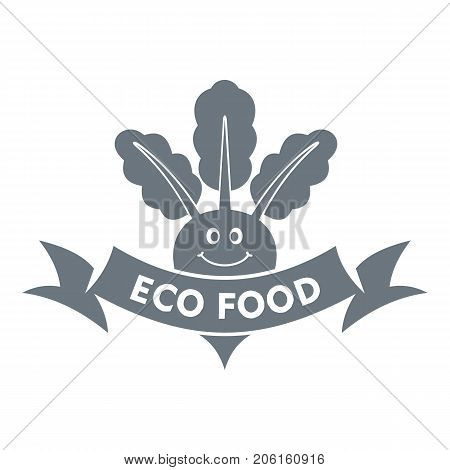 Beet logo. Simple illustration of beet vector logo for web