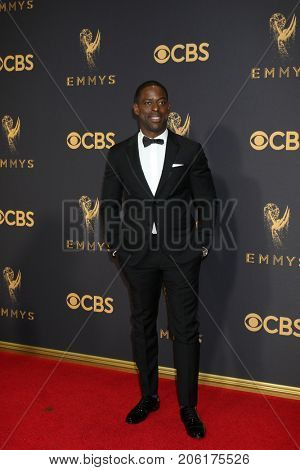 LOS ANGELES - SEP 17:  Sterling K Brown at the 69th Primetime Emmy Awards - Arrivals at the Microsoft Theater on September 17, 2017 in Los Angeles, CA