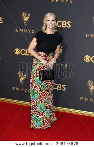 LOS ANGELES - SEP 17:  Catherine Dyer at the 69th Primetime Emmy Awards - Arrivals at the Microsoft Theater on September 17, 2017 in Los Angeles, CA