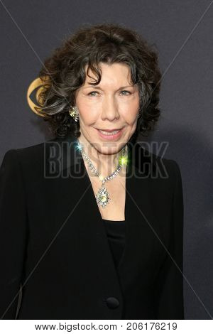 LOS ANGELES - SEP 17:  Lily Tomlin at the 69th Primetime Emmy Awards - Arrivals at the Microsoft Theater on September 17, 2017 in Los Angeles, CA