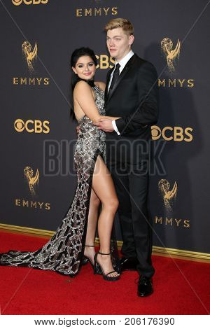 LOS ANGELES - SEP 17:  Ariel Winter, Levi Meaden at the 69th Primetime Emmy Awards - Arrivals at the Microsoft Theater on September 17, 2017 in Los Angeles, CA