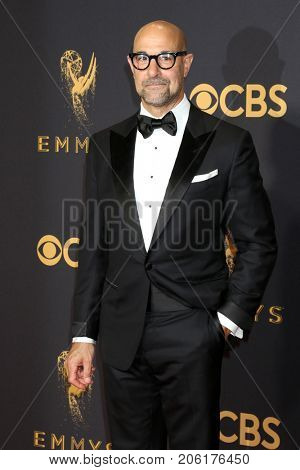 LOS ANGELES - SEP 17:  Stanley Tucci at the 69th Primetime Emmy Awards - Arrivals at the Microsoft Theater on September 17, 2017 in Los Angeles, CA