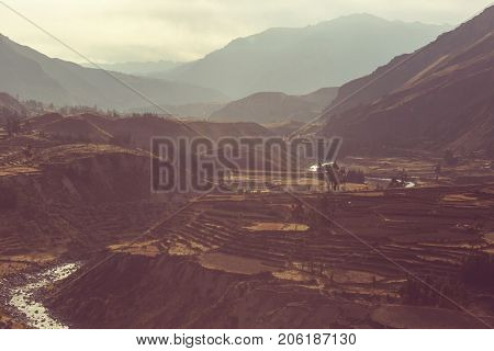 canyon Colca in Peru, South America