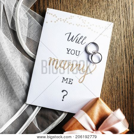 Will You marry Me Proposing Card Marriage