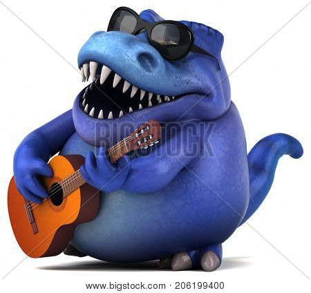 Fun Trex - 3D Illustration