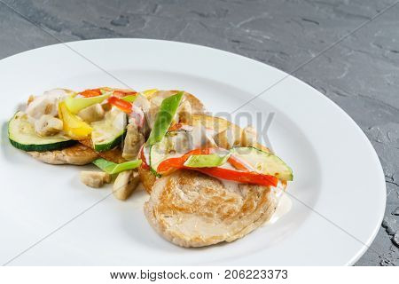 chicken with vegetebles