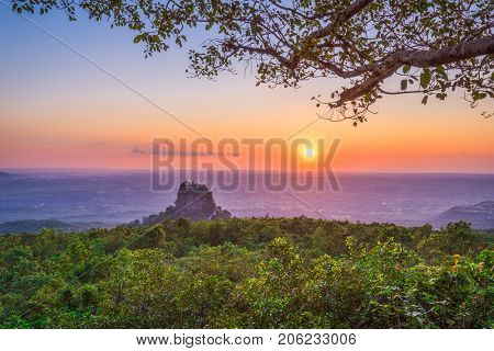 Mt. Popa, Mandalay Division Myanmar.