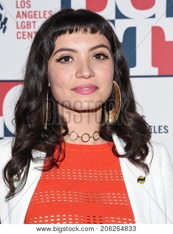 LOS ANGELES - SEP 24:  Veronica Osorio arrives for the LGBT Center's Vanguard Awards 2017 on September 24, 2017 in Beverly Hills, CA                