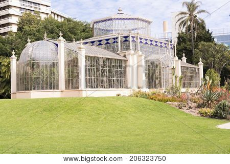 Side View With Succulents, The Palm House, Adelaide Botanic Garden, Sa