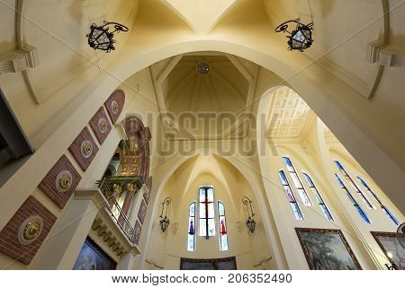 Inside Of The Sanctuary Of Maria Magdalena