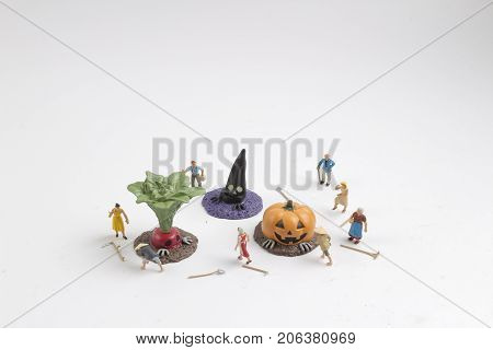 The Toys Of Halloween Monters And Devil