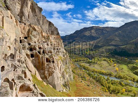 Cave Monastery In Vardziya