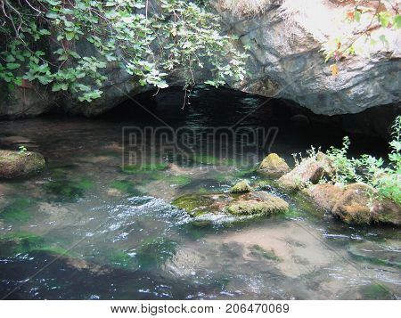 Aggitis cave at Drama city of Greece