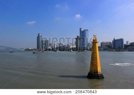Lujiang River Cityscape