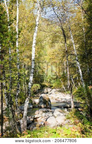 Ochennya and unusual nature with a beautiful landscape
