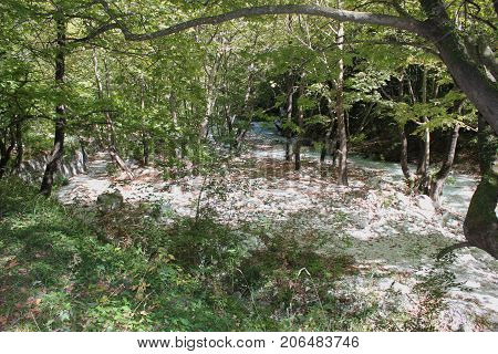 Pozar Thermal Baths near Edessa Greece Europe