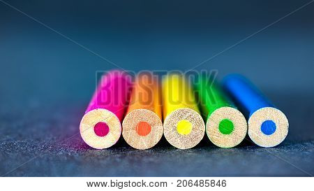 Various Color of New Unsharpened Colored Pencil