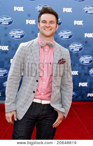 LOS ANGELES - 25 maj: Blake Lewis på American Idol finalen på Nokia Theater i Los Angeles, C