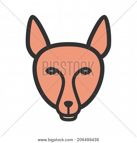 Jungle, snow, reynard icon vector image. Can also be used for Animal Faces. Suitable for mobile apps, web apps and print media.