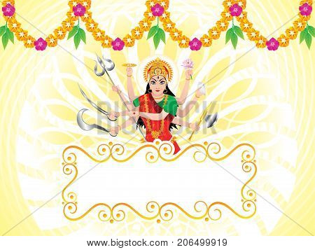abstract artistic creative navratri background vector illustration