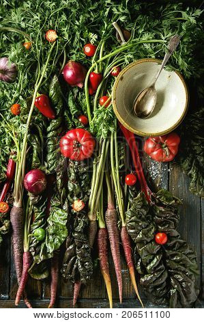 Purple Carrot With Vegetables