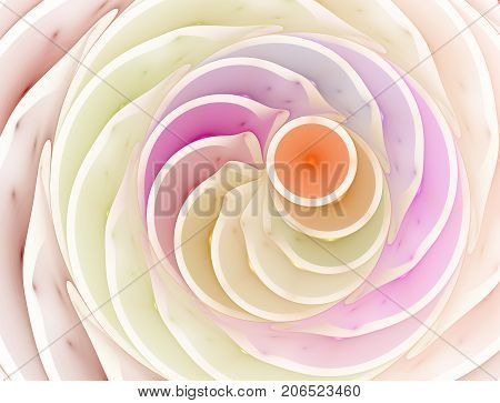 Elementary Particles series. Interplay of abstract fractal forms on the subject of nuclear physics. The collision of elementary particles. Interaction of physical particles. Quantum Vacuum Fluctuations. Higgs boson fractal computer generated abstract back