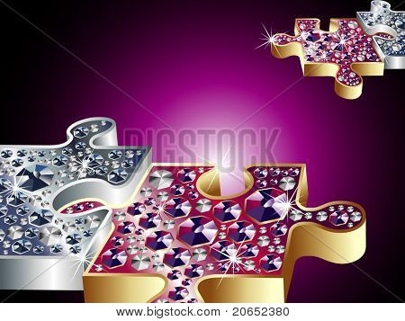 Hintergrund mit puzzle