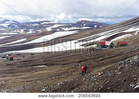 Coldest and the most rustic camp/hut along the trail.