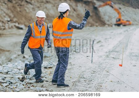 worker construction build road engineer highway service