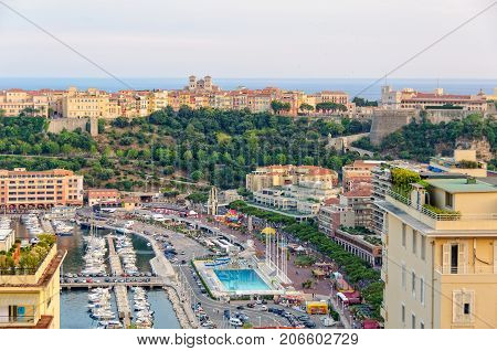 Bird's eye view of La Condamine - Monaco, 9 July 2013