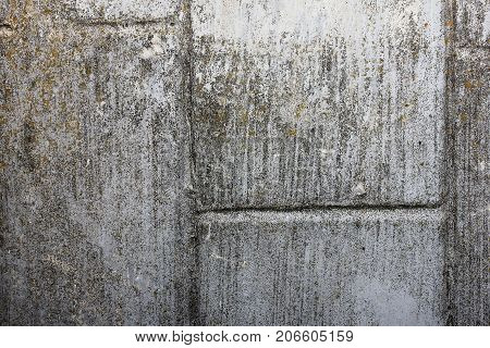 Gray Texture With Scratched Plaster On The Wall,
