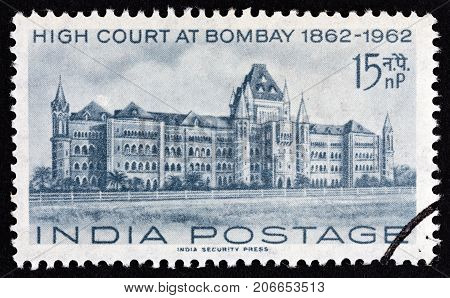 INDIA - CIRCA 1962: A stamp printed in India from the 