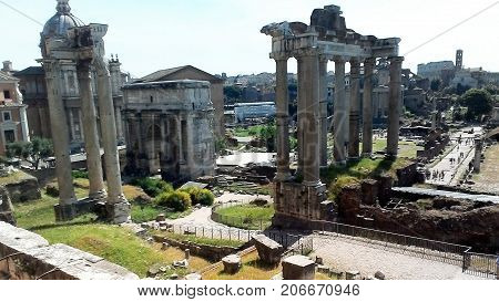 Italy Rome Coliseum amphitheatre the history of gladiators