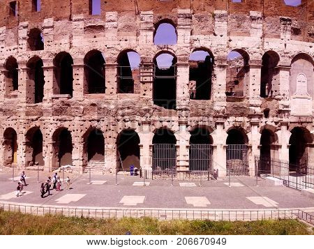 Italy Rome Colosseum amphitheater, ancient, arena, historical
